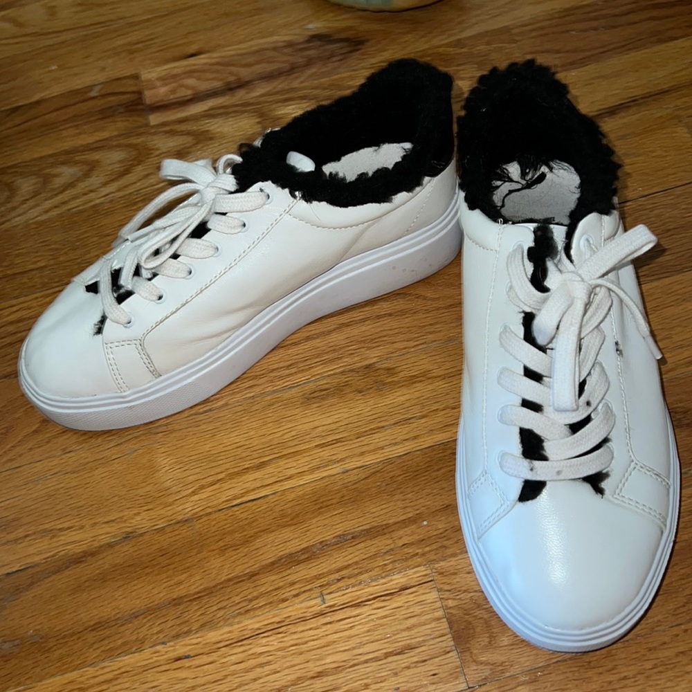 Women’s Fur Lined Schutz Sneakers Size 7